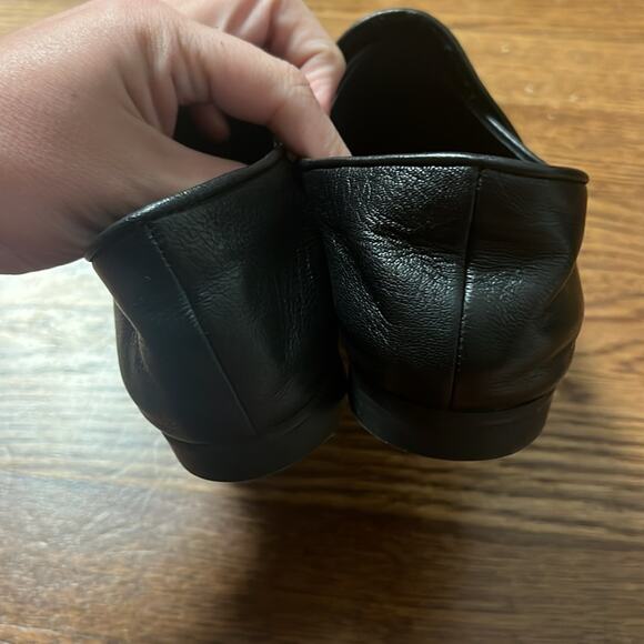 Aquatalia Revy Black Leather Loafers Size Women's 7.5 - Picture 5 of 8